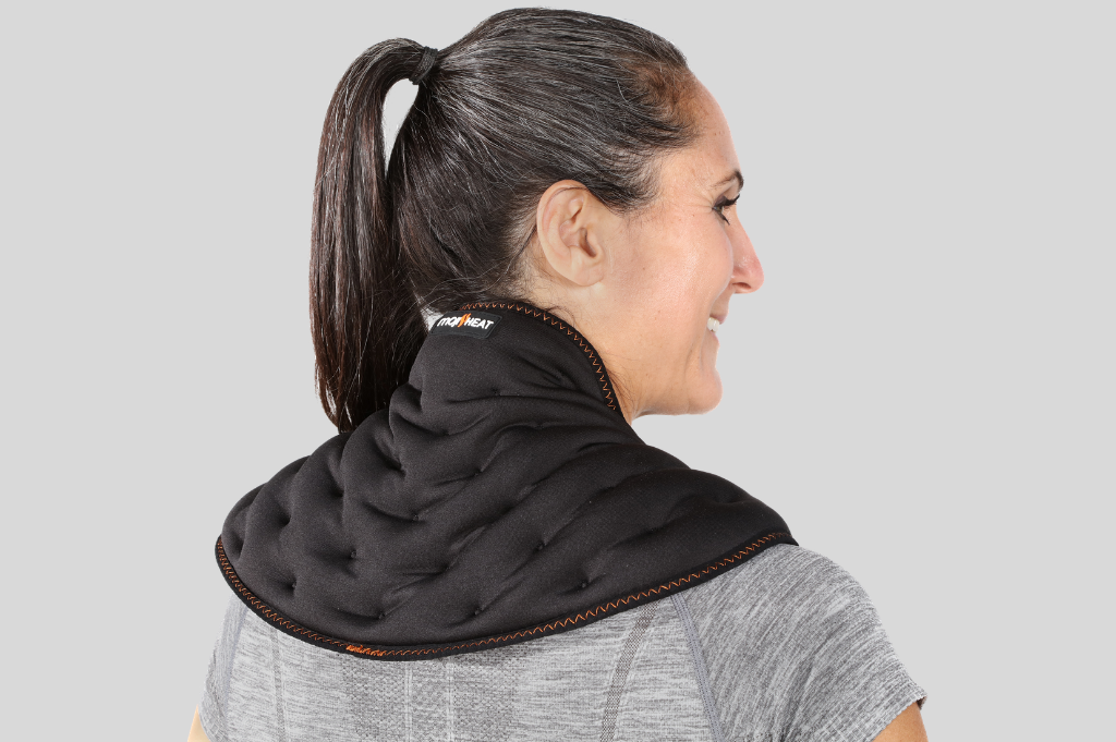 How to Get Rid of a Stiff Neck with a Heated Neck Wrap | Moji
